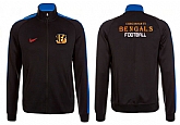 NFL Cincinnati Bengals Team Logo 2015 Men Football Jacket (5),baseball caps,new era cap wholesale,wholesale hats