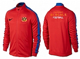 NFL Cincinnati Bengals Team Logo 2015 Men Football Jacket (7),baseball caps,new era cap wholesale,wholesale hats