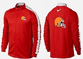 NFL Cleveland Browns Team Logo 2015 Men Football Jacket (11),baseball caps,new era cap wholesale,wholesale hats