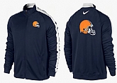 NFL Cleveland Browns Team Logo 2015 Men Football Jacket (13),baseball caps,new era cap wholesale,wholesale hats