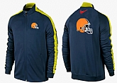 NFL Cleveland Browns Team Logo 2015 Men Football Jacket (15),baseball caps,new era cap wholesale,wholesale hats