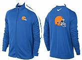 NFL Cleveland Browns Team Logo 2015 Men Football Jacket (16),baseball caps,new era cap wholesale,wholesale hats
