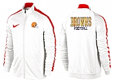 NFL Cleveland Browns Team Logo 2015 Men Football Jacket (29),baseball caps,new era cap wholesale,wholesale hats