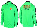 NFL Cleveland Browns Team Logo 2015 Men Football Jacket (37)