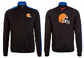 NFL Cleveland Browns Team Logo 2015 Men Football Jacket (5),baseball caps,new era cap wholesale,wholesale hats