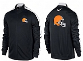 NFL Cleveland Browns Team Logo 2015 Men Football Jacket (6),baseball caps,new era cap wholesale,wholesale hats