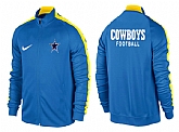 NFL Dallas Cowboys Team Logo 2015 Men Football Jacket (55),baseball caps,new era cap wholesale,wholesale hats