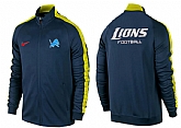 NFL Detroit Lions Team Logo 2015 Men Football Jacket (1),baseball caps,new era cap wholesale,wholesale hats