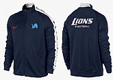NFL Detroit Lions Team Logo 2015 Men Football Jacket (13),baseball caps,new era cap wholesale,wholesale hats