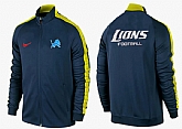 NFL Detroit Lions Team Logo 2015 Men Football Jacket (15),baseball caps,new era cap wholesale,wholesale hats