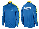 NFL Detroit Lions Team Logo 2015 Men Football Jacket (17),baseball caps,new era cap wholesale,wholesale hats