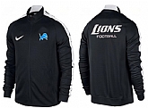 NFL Detroit Lions Team Logo 2015 Men Football Jacket (6),baseball caps,new era cap wholesale,wholesale hats
