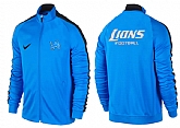 NFL Detroit Lions Team Logo 2015 Men Football Jacket (8),baseball caps,new era cap wholesale,wholesale hats