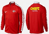 NFL Kansas City Chiefs Team Logo 2015 Men Football Jacket (11),baseball caps,new era cap wholesale,wholesale hats