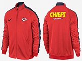 NFL Kansas City Chiefs Team Logo 2015 Men Football Jacket (12),baseball caps,new era cap wholesale,wholesale hats