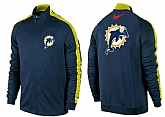 NFL Miami Dolphins Team Logo 2015 Men Football Jacket (1),baseball caps,new era cap wholesale,wholesale hats