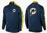 NFL Miami Dolphins Team Logo 2015 Men Football Jacket (15),baseball caps,new era cap wholesale,wholesale hats