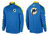 NFL Miami Dolphins Team Logo 2015 Men Football Jacket (17),baseball caps,new era cap wholesale,wholesale hats