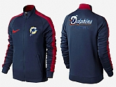 NFL Miami Dolphins Team Logo 2015 Men Football Jacket (38)