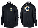 NFL Miami Dolphins Team Logo 2015 Men Football Jacket (6),baseball caps,new era cap wholesale,wholesale hats