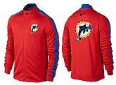 NFL Miami Dolphins Team Logo 2015 Men Football Jacket (7),baseball caps,new era cap wholesale,wholesale hats