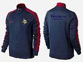 NFL Minnesota Vikings Team Logo 2015 Men Football Jacket (19),baseball caps,new era cap wholesale,wholesale hats