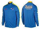 NFL New England Patriots Team Logo 2015 Men Football Jacket (36)