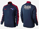 NFL New England Patriots Team Logo 2015 Men Football Jacket (38)
