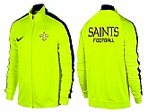 NFL New Orleans Saints Team Logo 2015 Men Football Jacket (14),baseball caps,new era cap wholesale,wholesale hats