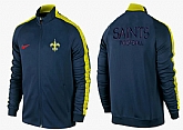 NFL New Orleans Saints Team Logo 2015 Men Football Jacket (15),baseball caps,new era cap wholesale,wholesale hats