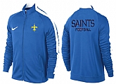 NFL New Orleans Saints Team Logo 2015 Men Football Jacket (16),baseball caps,new era cap wholesale,wholesale hats