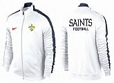 NFL New Orleans Saints Team Logo 2015 Men Football Jacket (2),baseball caps,new era cap wholesale,wholesale hats
