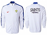 NFL New Orleans Saints Team Logo 2015 Men Football Jacket (3),baseball caps,new era cap wholesale,wholesale hats