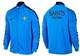 NFL New Orleans Saints Team Logo 2015 Men Football Jacket (8),baseball caps,new era cap wholesale,wholesale hats