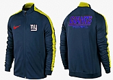 NFL New York Giants Team Logo 2015 Men Football Jacket (34),baseball caps,new era cap wholesale,wholesale hats