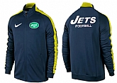 NFL New York Jets Team Logo 2015 Men Football Jacket (20),baseball caps,new era cap wholesale,wholesale hats