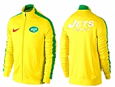 NFL New York Jets Team Logo 2015 Men Football Jacket (23),baseball caps,new era cap wholesale,wholesale hats