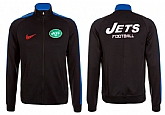 NFL New York Jets Team Logo 2015 Men Football Jacket (24),baseball caps,new era cap wholesale,wholesale hats