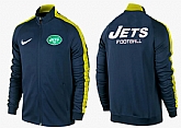 NFL New York Jets Team Logo 2015 Men Football Jacket (34),baseball caps,new era cap wholesale,wholesale hats