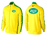 NFL New York Jets Team Logo 2015 Men Football Jacket (4),baseball caps,new era cap wholesale,wholesale hats