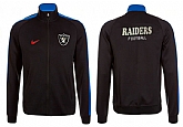 NFL Oakland Raiders Team Logo 2015 Men Football Jacket (24),baseball caps,new era cap wholesale,wholesale hats