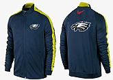 NFL Philadelphia Eagles Team Logo 2015 Men Football Jacket (15),baseball caps,new era cap wholesale,wholesale hats