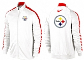 NFL Pittsburgh Steelers Team Logo 2015 Men Football Jacket (10),baseball caps,new era cap wholesale,wholesale hats