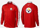 NFL Pittsburgh Steelers Team Logo 2015 Men Football Jacket (11),baseball caps,new era cap wholesale,wholesale hats