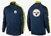 NFL Pittsburgh Steelers Team Logo 2015 Men Football Jacket (15),baseball caps,new era cap wholesale,wholesale hats