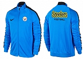 NFL Pittsburgh Steelers Team Logo 2015 Men Football Jacket (27),baseball caps,new era cap wholesale,wholesale hats