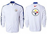 NFL Pittsburgh Steelers Team Logo 2015 Men Football Jacket (3),baseball caps,new era cap wholesale,wholesale hats