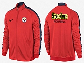 NFL Pittsburgh Steelers Team Logo 2015 Men Football Jacket (31),baseball caps,new era cap wholesale,wholesale hats