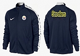 NFL Pittsburgh Steelers Team Logo 2015 Men Football Jacket (32),baseball caps,new era cap wholesale,wholesale hats