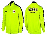NFL Pittsburgh Steelers Team Logo 2015 Men Football Jacket (33),baseball caps,new era cap wholesale,wholesale hats